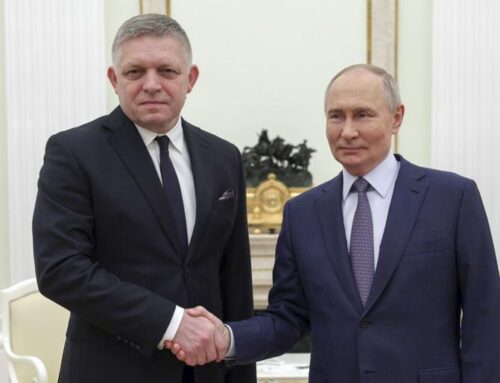 Russia’s Putin holds talks with Slovakian PM Fico, in a rare visit to Moscow by an EU leader